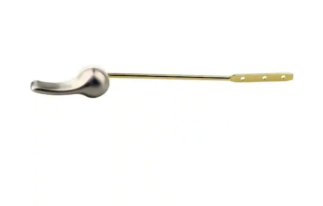 12pck Front Mount Toilet Tank Lever in Brushed Nickel NEW