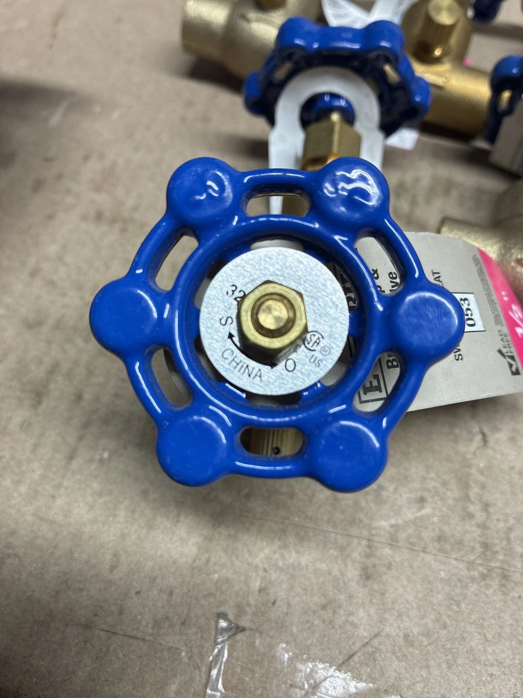 (QTY 10) Everbilt 869 142 Brass Stop & Waste Valves 1/2"