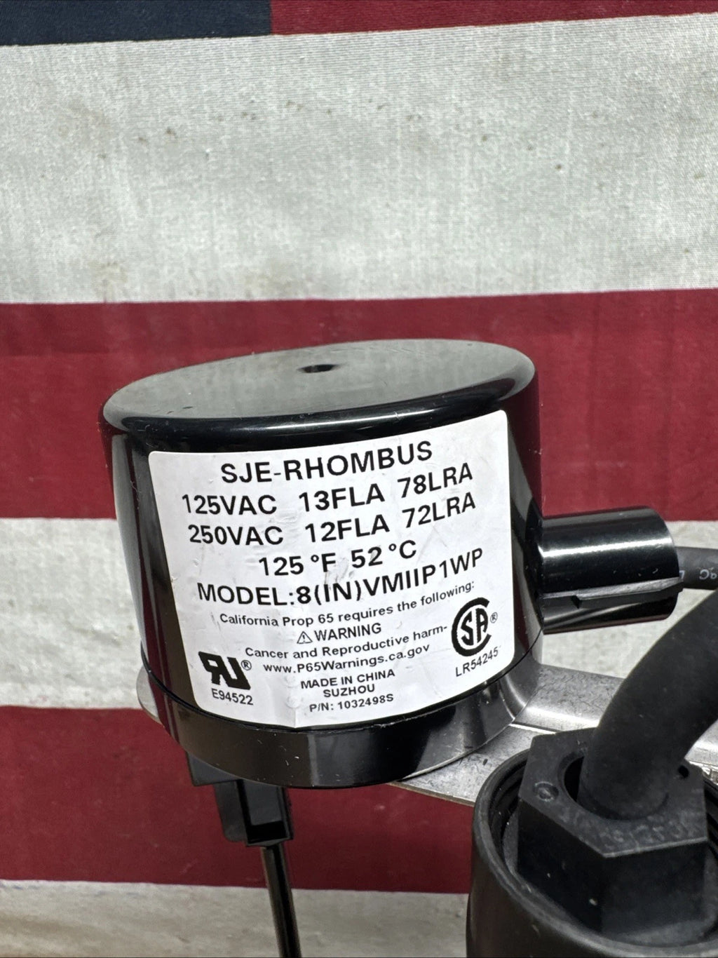 Everbilt HDSP50V 1/2 HP Submersible Sump Pump Thermoplastic Vertical., Open Box.