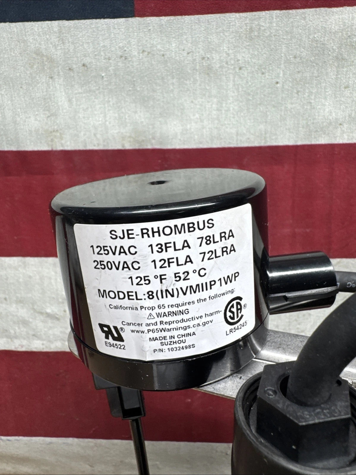 Everbilt HDSP50V 1/2 HP Submersible Sump Pump Thermoplastic Vertical., Open Box.