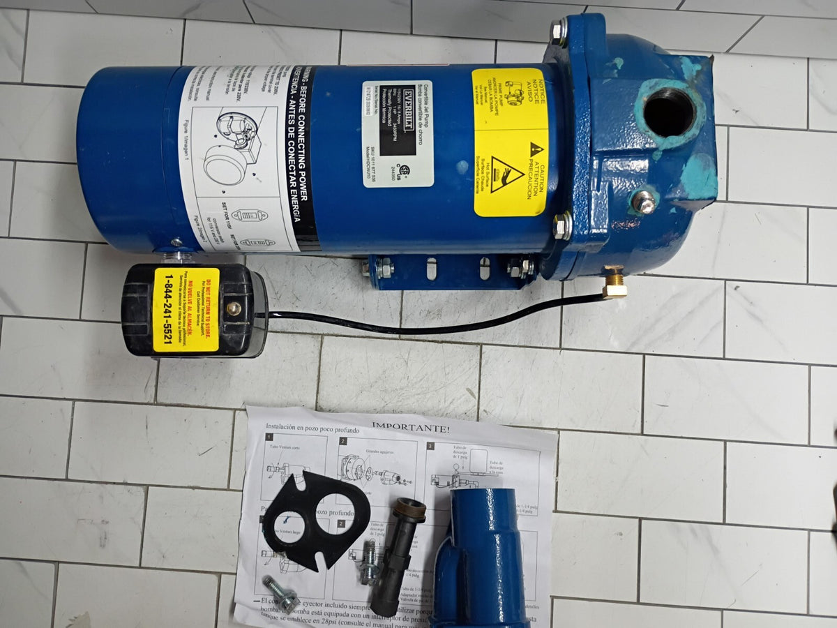 Everbilt HDCWJ10, 1 HP Professional Convertible Jet Pump PARTS ONLY