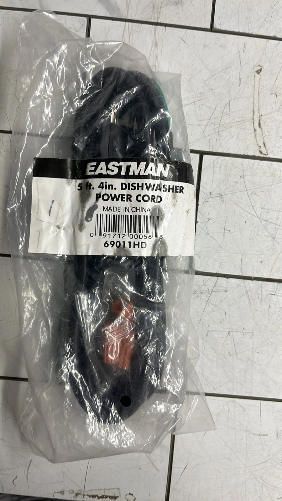(LOT OF 18) Eastman 69011HD Universal Dishwasher Power Cord Plug 5ft 4in
