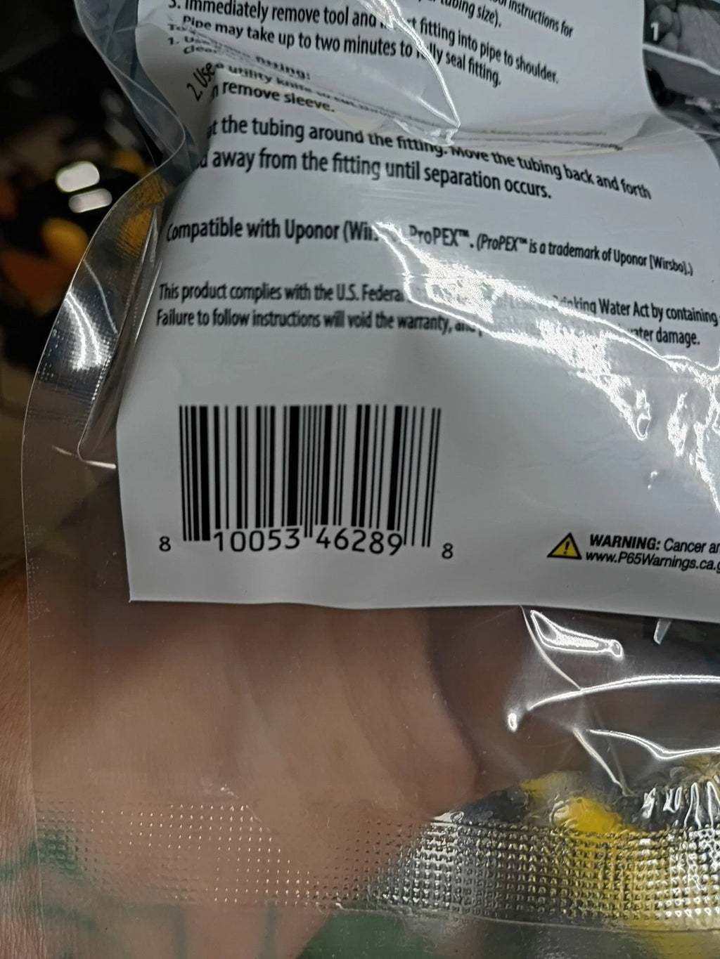 60PK Of Apollo Pex EPXPAT13434, 1" x 3/4" x 3/4" Poly Alloy Tee, New - Open Box.