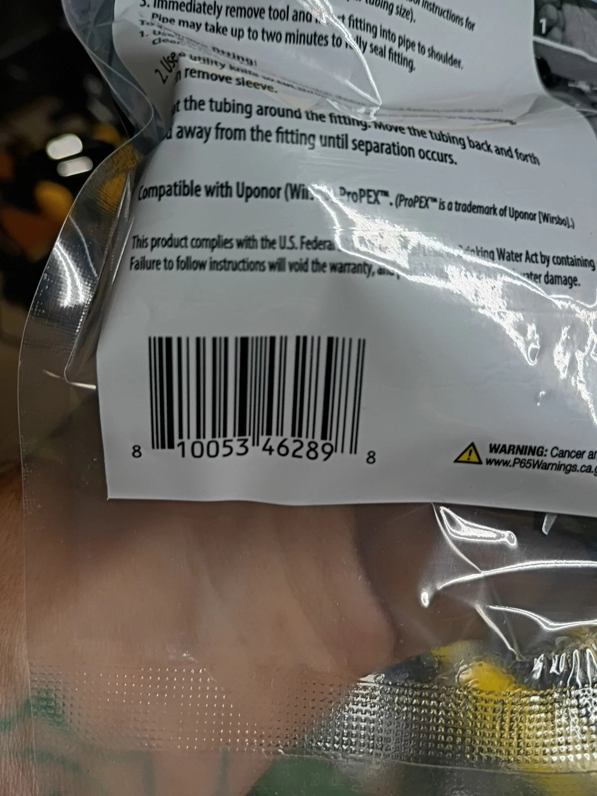 60PK Of Apollo Pex EPXPAT13434, 1" x 3/4" x 3/4" Poly Alloy Tee, New - Open Box.