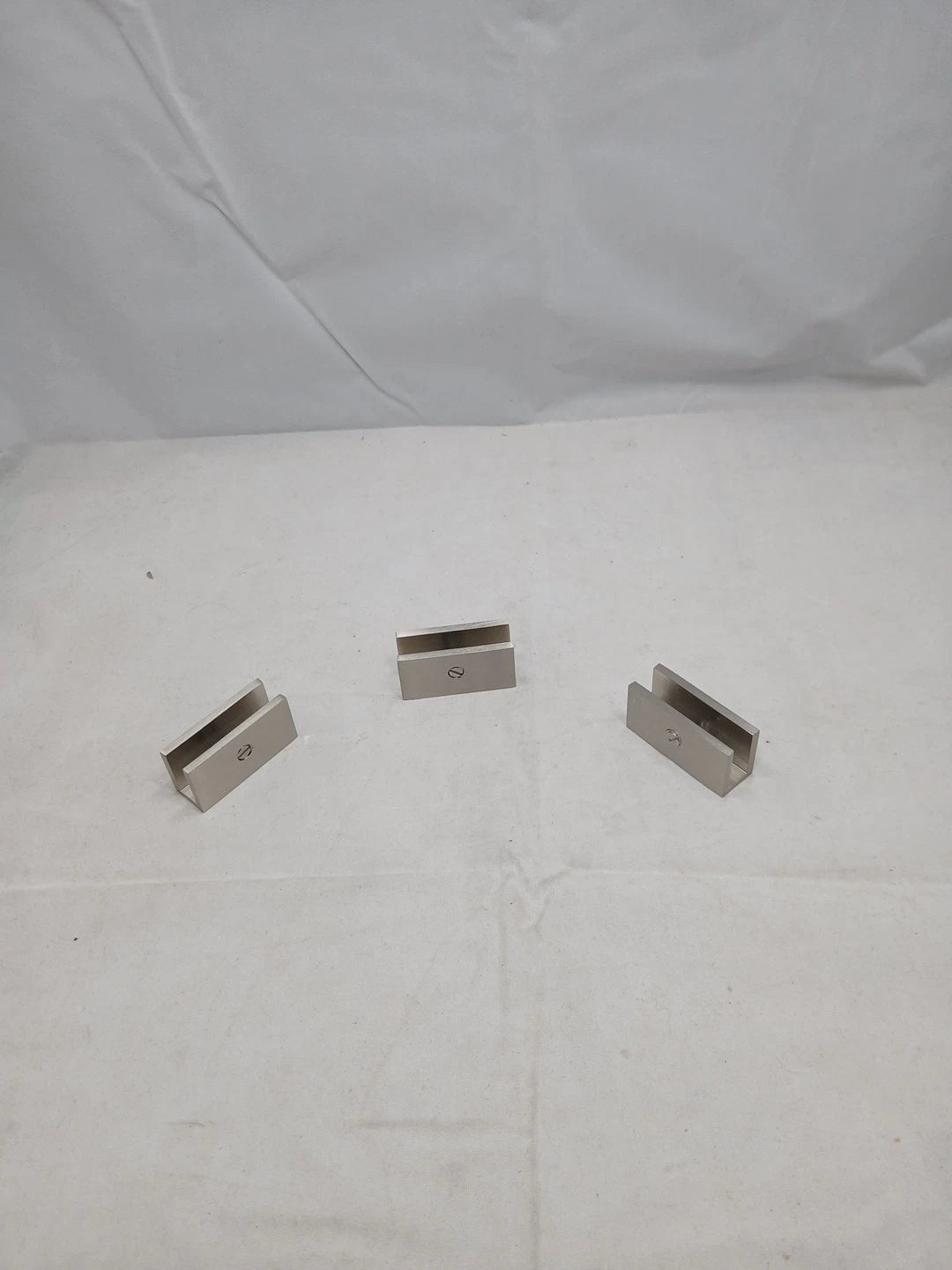 Wall Hinged Frameless Shower Door HINGES Only For 30 in. W x 78 in. H Glass Pane