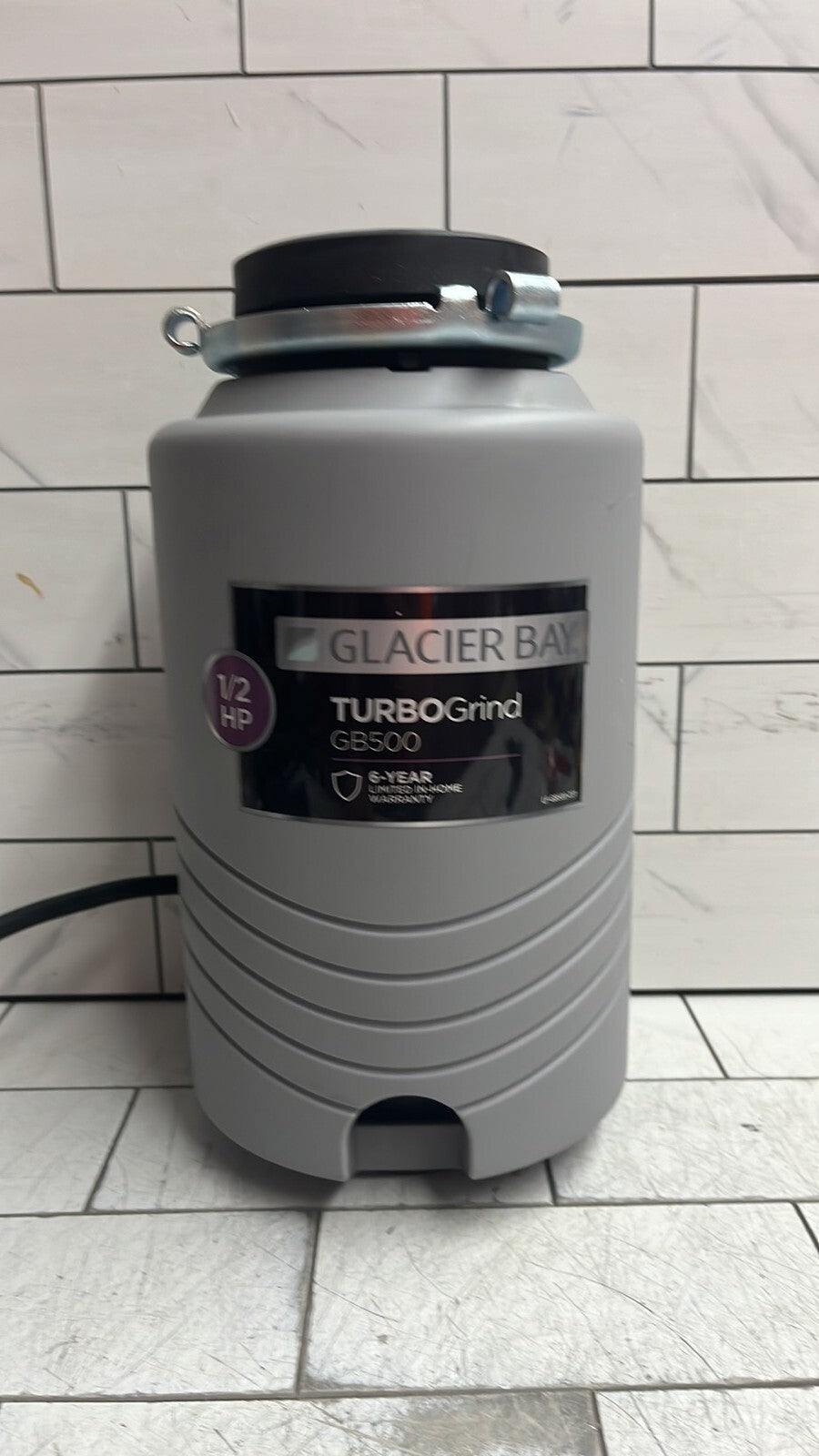 Glacier Bay GB500 Turbo Grind 1/2hp Garbage Disposal Open Box *Read description*