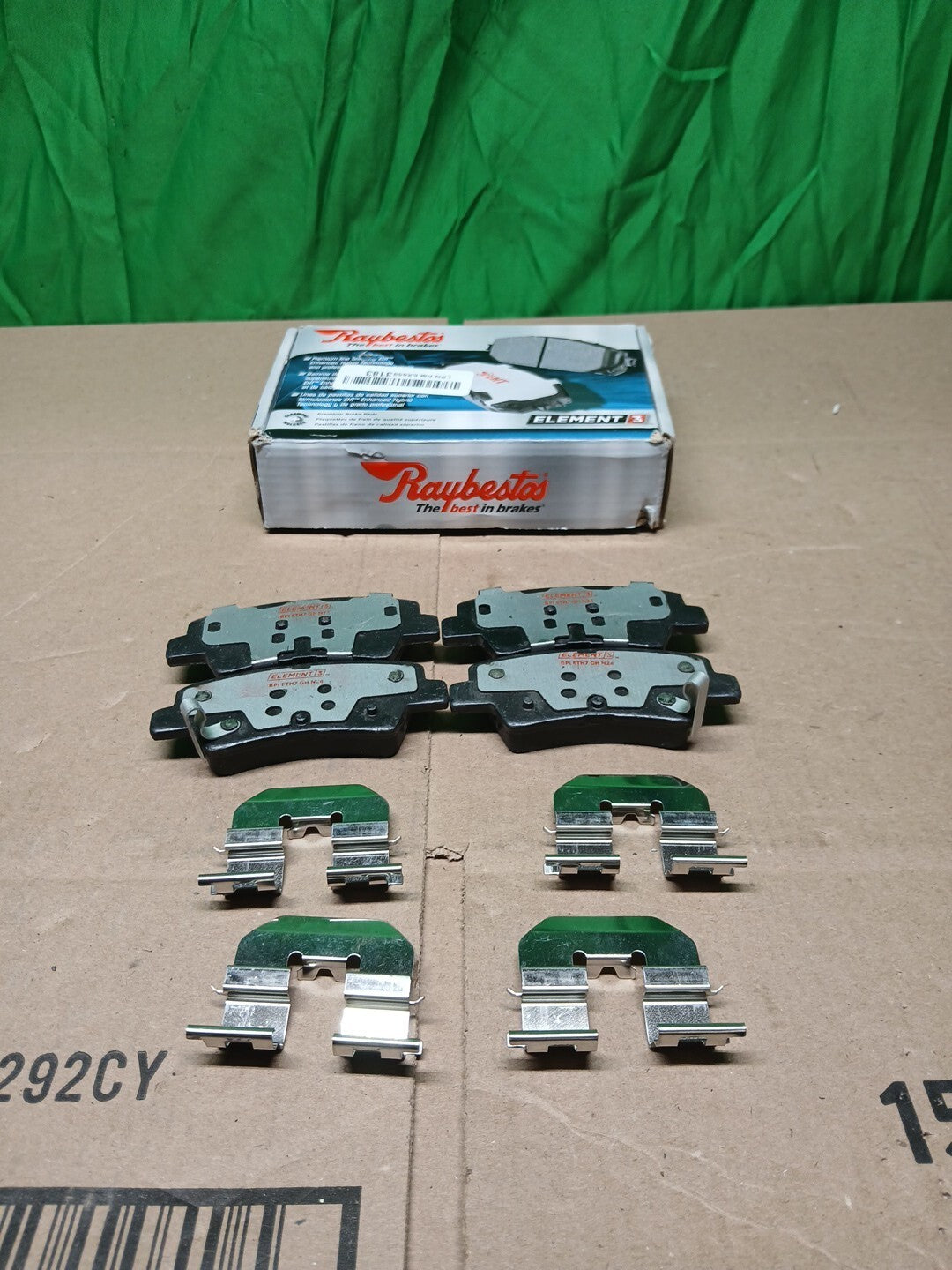 Disc Brake Pad Set-Element3 Hybrid Technology Raybestos EHT1544H - NEW
