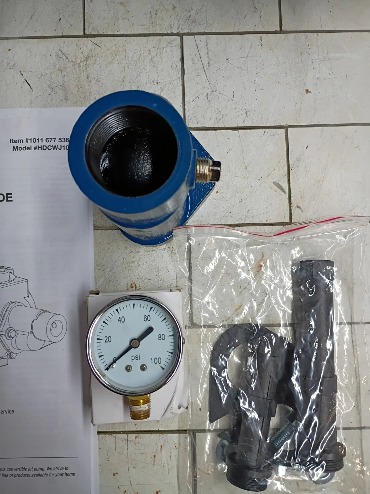 Everbilt HDCWJ10 1 HP Professional Convertible Jet Pump. Open Box.