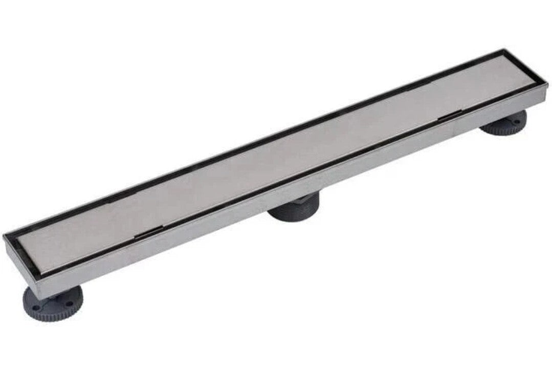 Oatey Designline 36 in Stainless Steel Linear Shower Drain with Tile-In Pattern