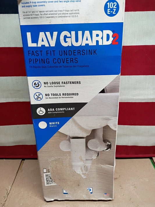 TrueBro Lav Guard2 102 E-Z Fast Fit Undersink Piping Covers USA Made