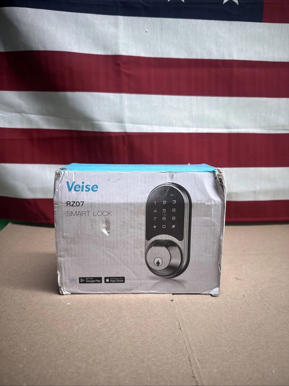 Veise RZ07 Smart Lock App, FingerPrint, Password, Physical Key