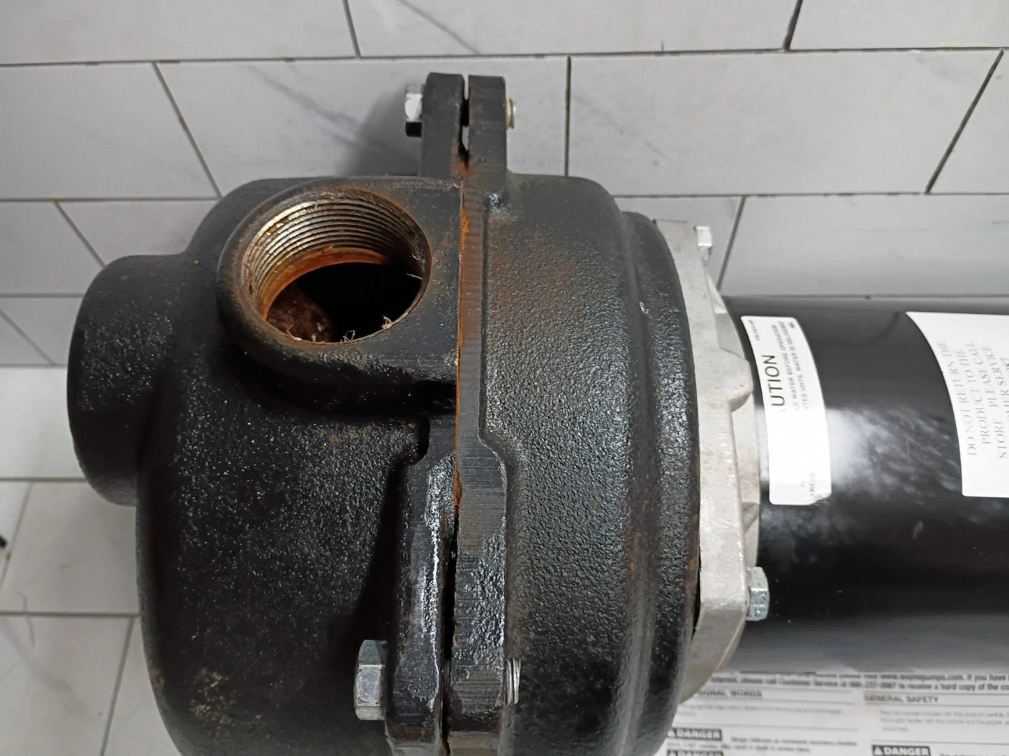 Wayne WLS150 1-1/2HP 230V Castiron Lawn Irrigation Sprinkler pump FOR PARTS ONLY