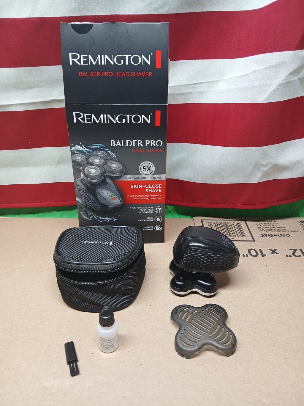 Remington Balder Boss 5x Wet/Dry Electric Razor for Precision Head Shaving -Used