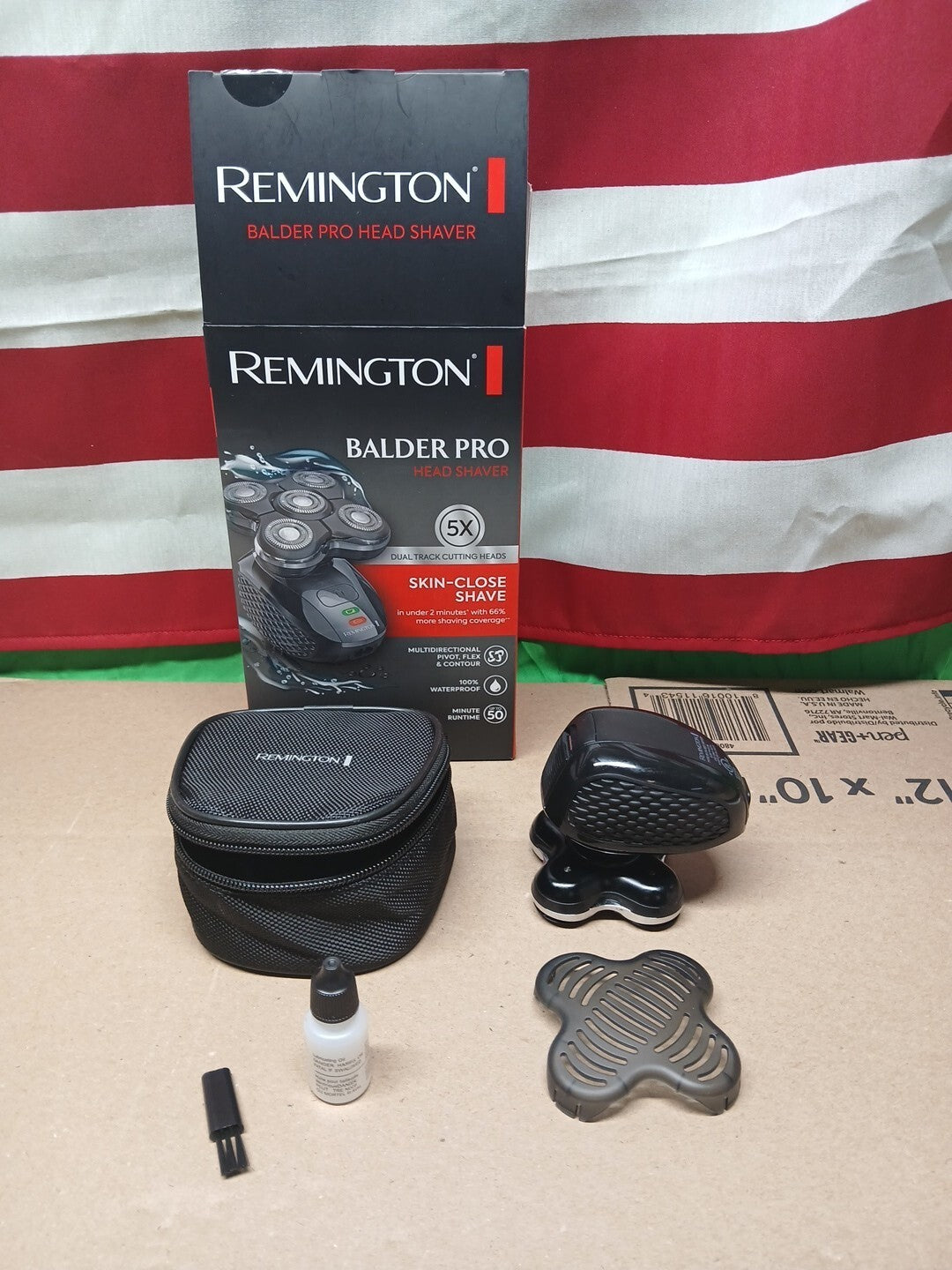 Remington Balder Boss 5x Wet/Dry Electric Razor for Precision Head Shaving -Used