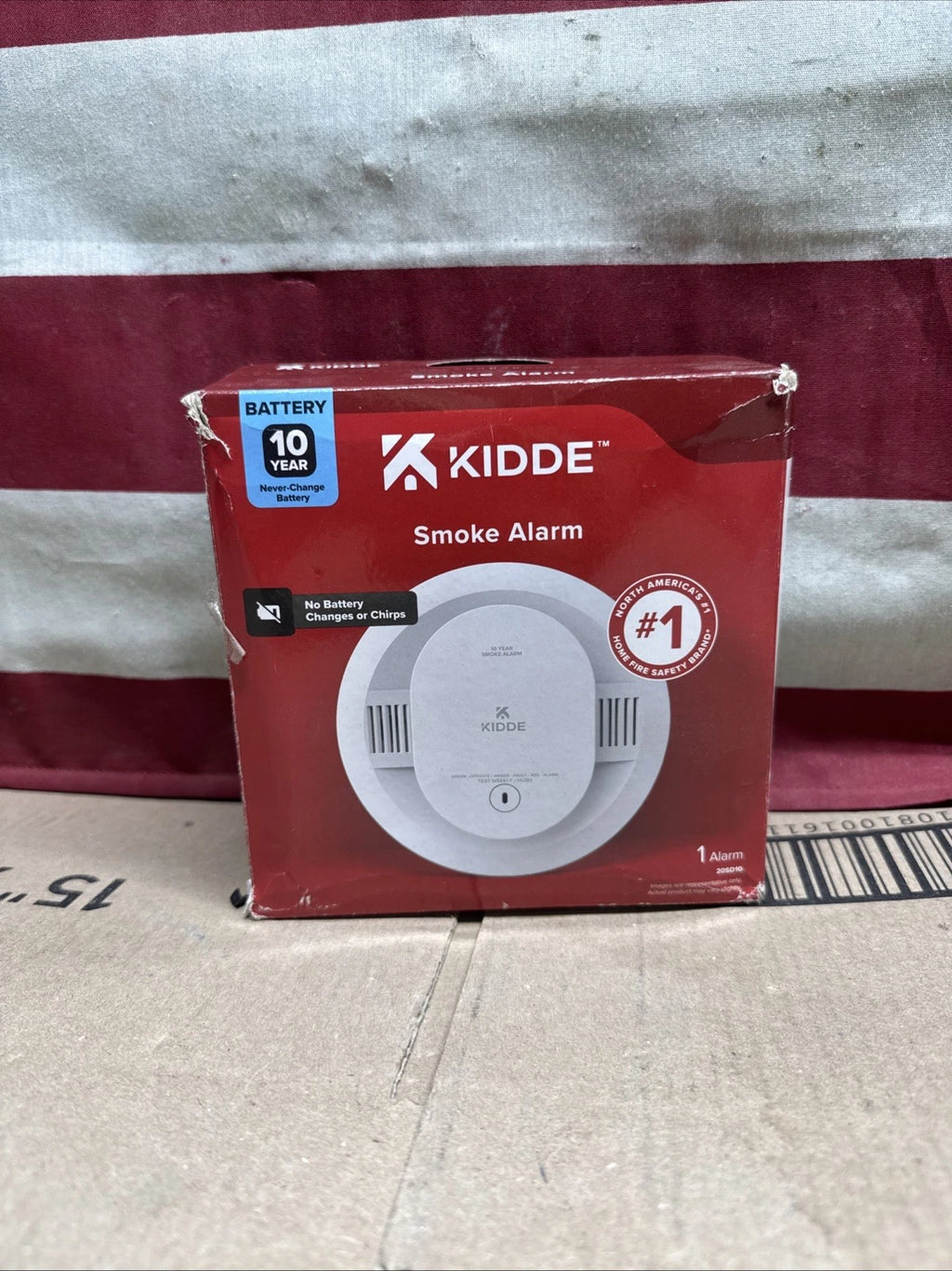 Kidde 20SD10 10-Year Battery PoweredDetect Smoke Alarm w/PhotoelectricSensor