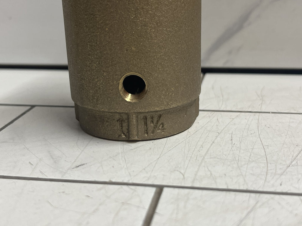 Water Source CCC125NL 1-1/4 in. Solid brass Two-Hole Control Center Check Valve