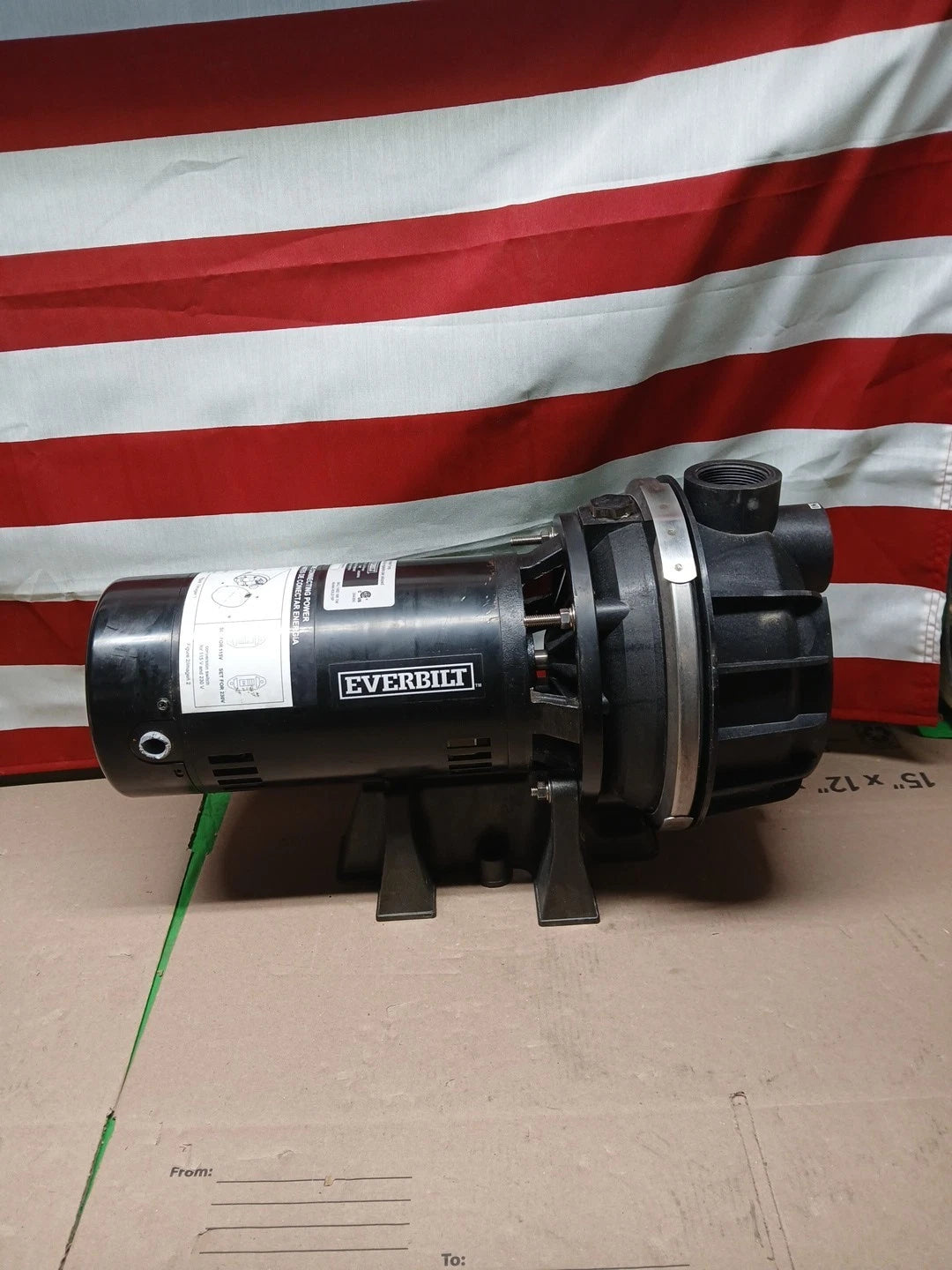 Everbilt Lawn Irrigation Pump Plastic 1.5HP HDLS15P PARTS ONLY
