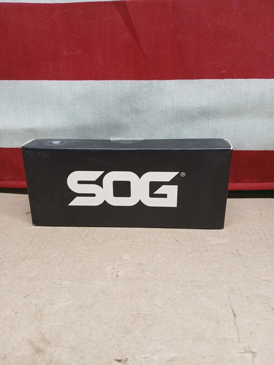 SOG Aegis AT Indigo & Acid 3.13" Drop Point Assisted Folding Blade (USED)