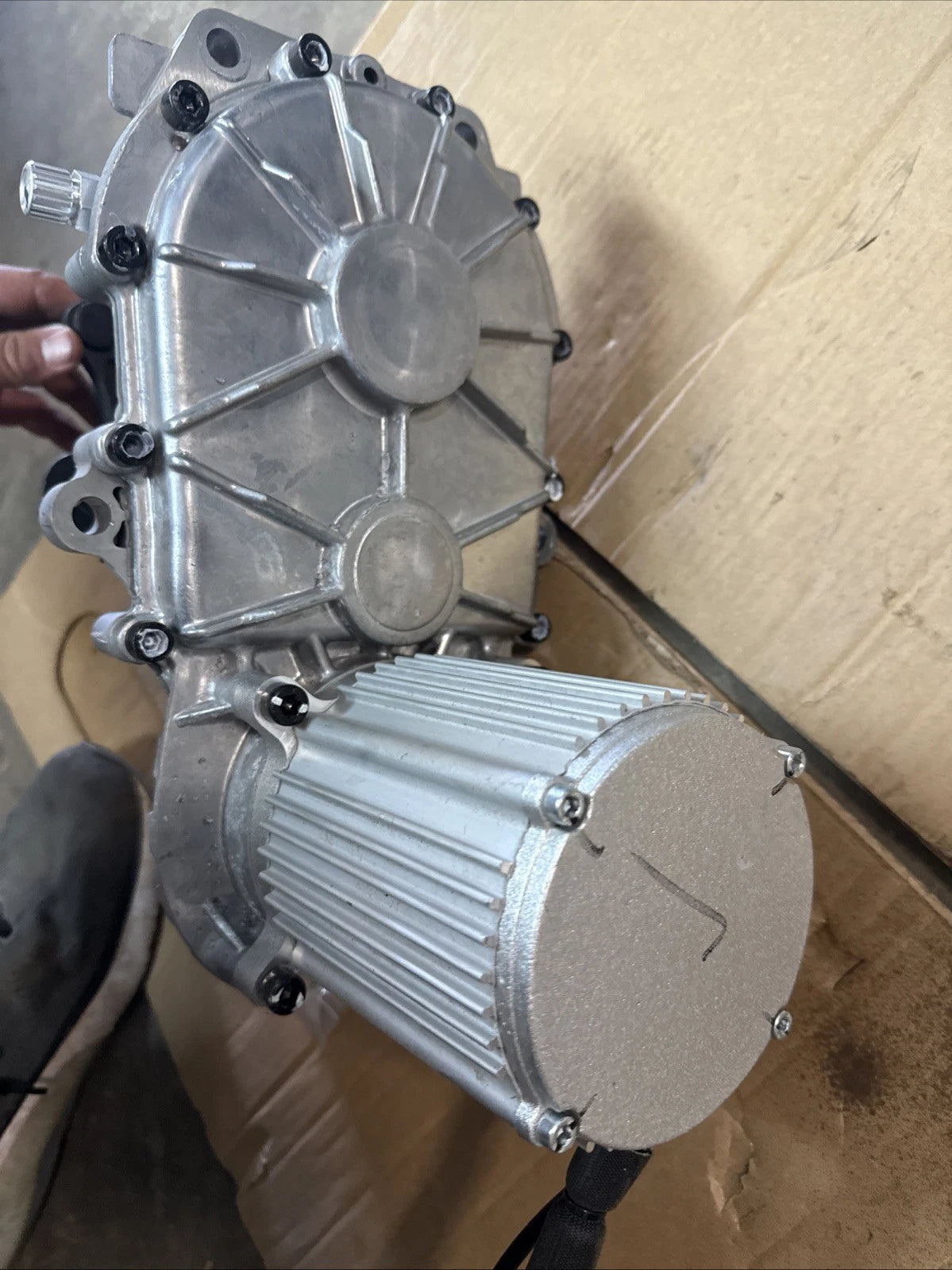 Left Drive Motor & Transaxle Assembly for Ryobi 30" Z30Li 80v Zero Turn Mower