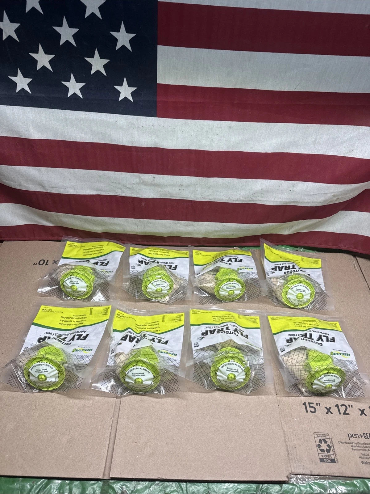8-Pack FlyTrap Mtn/Pacific | Disposable Bags | Pest Control