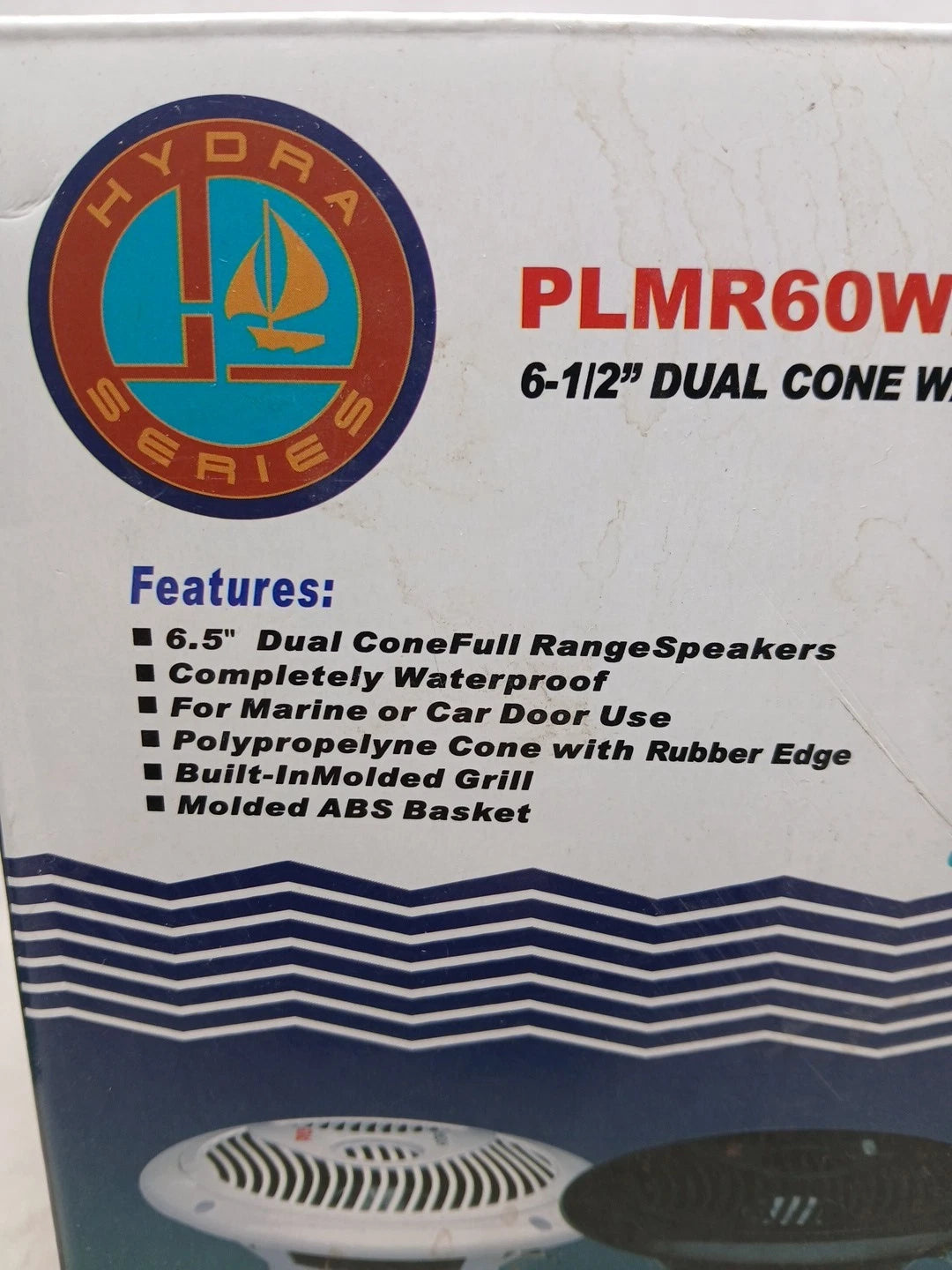 2-PK Pyle 6.5 Inch Dual Marine Speakers 2 Way Waterproof Weather Resistant 150W