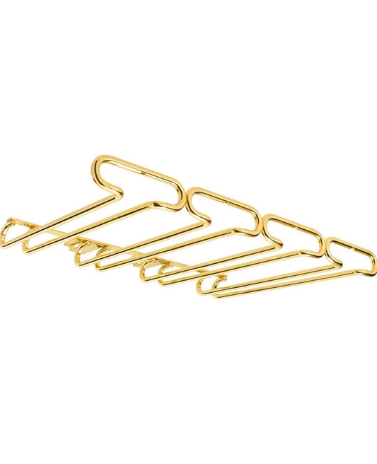 Rev-A-Shelf 11" Quad Under Cabinet Glass & Stemware Holder, Brass, 3450-11BR