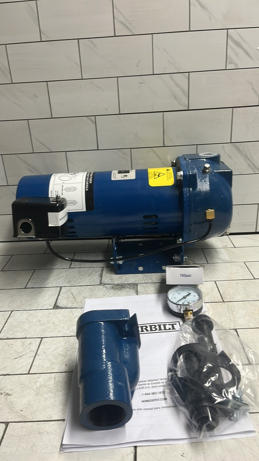 Everbilt HDCWJ10, 1 HP Professional Convertible Jet Pump PARTS ONLY