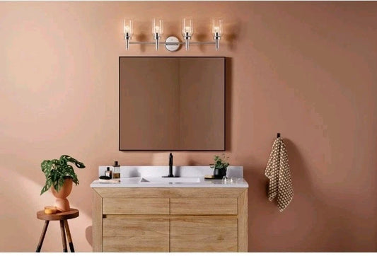 4 Light Kichler 55186 Madden 34"W Vanity Light - Bronze