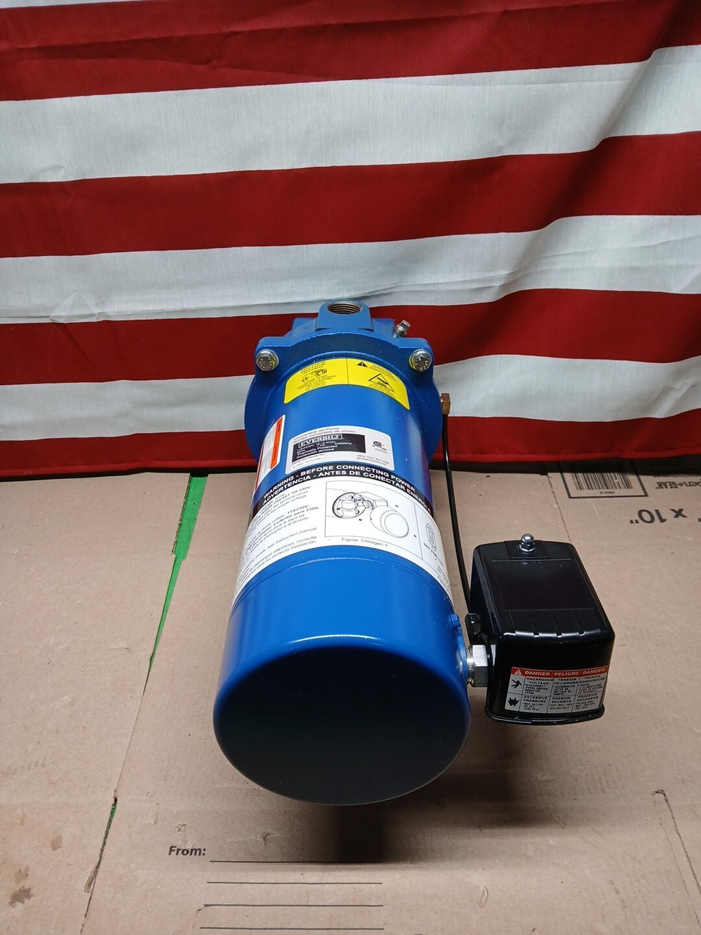 Everbilt 1 HP Professional Convertible Jet Pump *For Parts* Read Description**