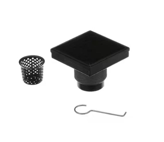 Oatey Designline 4 in. x 4 in. Stainless Steel Square Shower Drain with Square