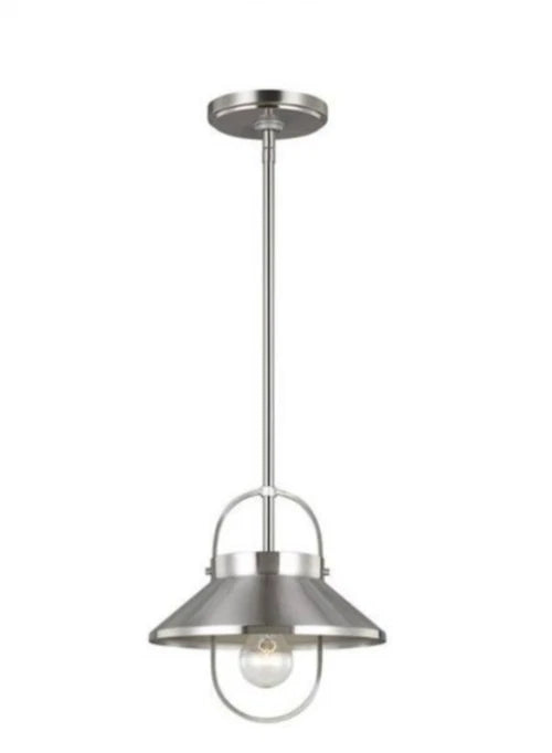 Generation Lighting 1-Light Dormer Pendant Light Fixture Brushed Nickel Open Box
