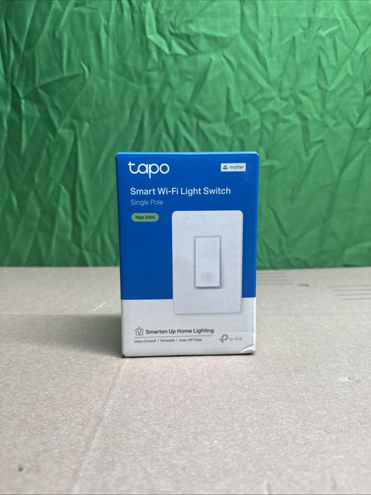 TP-Link Tapo Smart Wi-Fi Light Switch White Tapo S505 Matter Voice Control