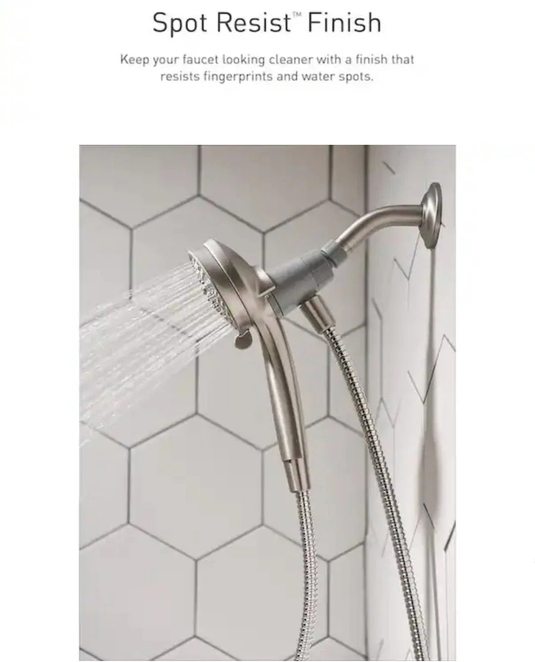 Moen 26000 Attract w/Magnetix 6-Spray 3.75in. Handheld Adjustable Showerhead