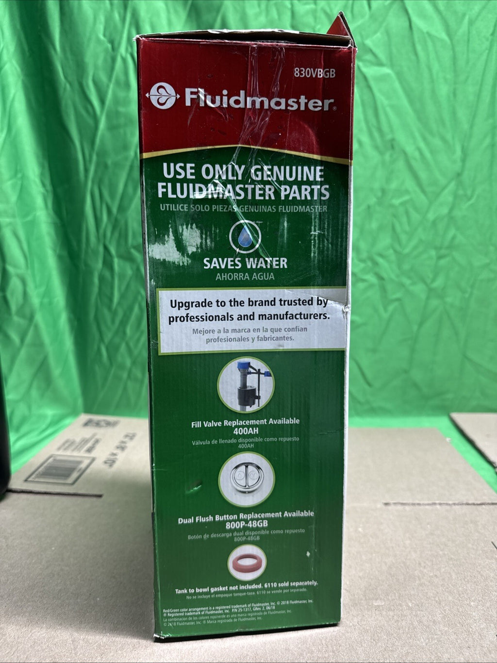 Fluidmaster Replacement 3 in. Dual Flush Valve for 2-Piece Glacier Bay Toilets