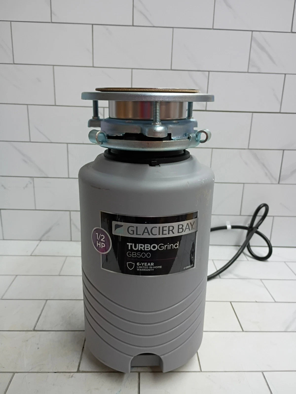 Glacier Bay GB500 Turbo Grind 1/2hp Garbage Disposal - Open Box