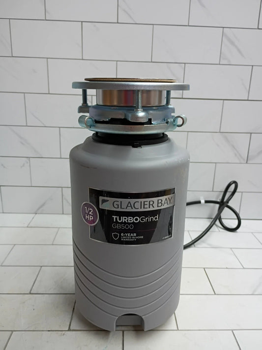 Glacier Bay GB500 Turbo Grind 1/2hp Garbage Disposal - Open Box
