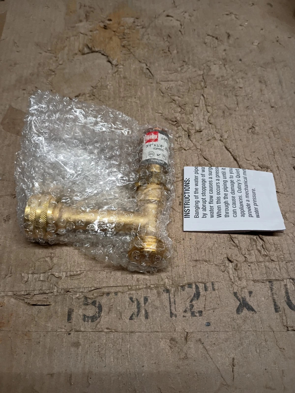 Lot Of 8 Oatey Quiet Pipes 3/4 x 3/4 Washing Machine Hammer Arrestor Open Box