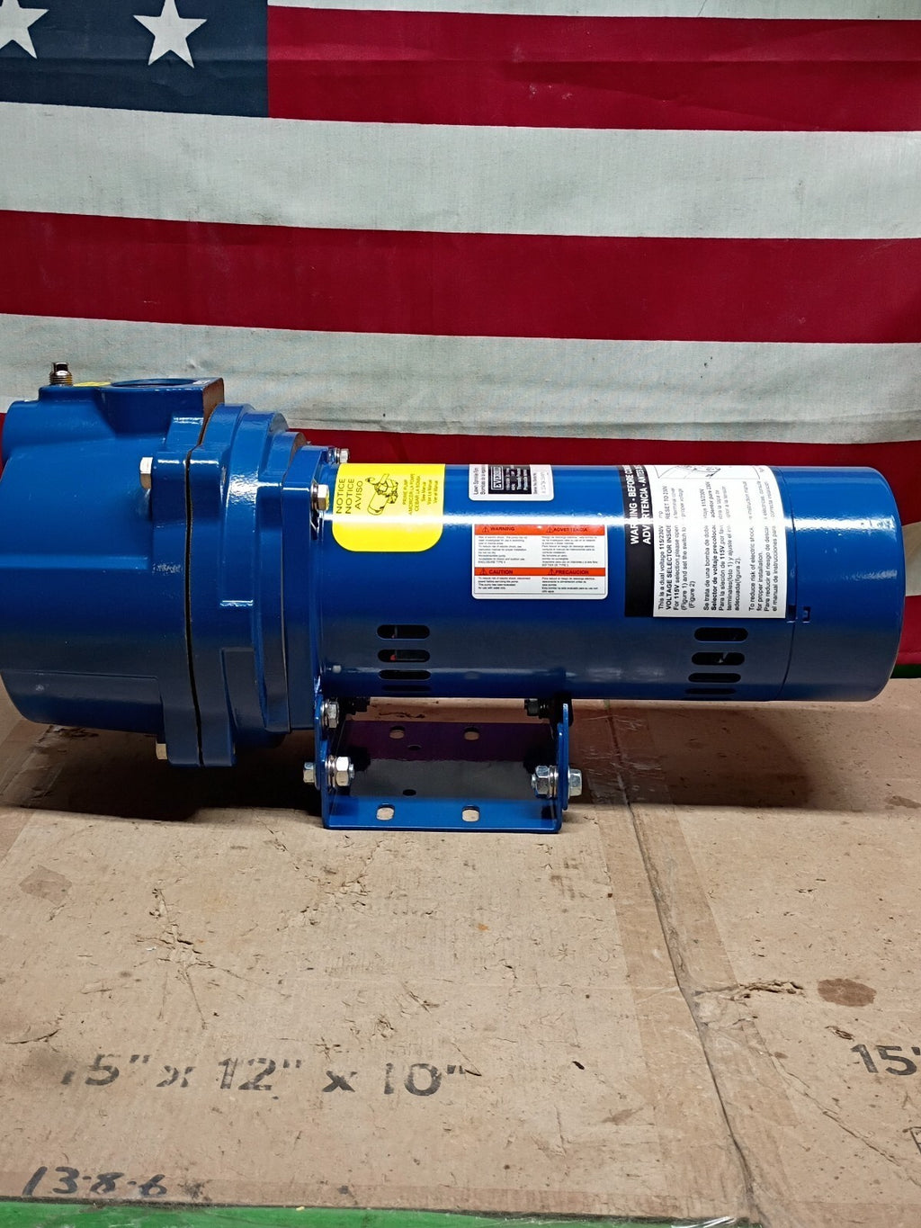 Everbilt HDLS15 1-1/2 HP Cast Iron Lawn Irrigation Pump, 61 GPM 51 PSI Open Box,