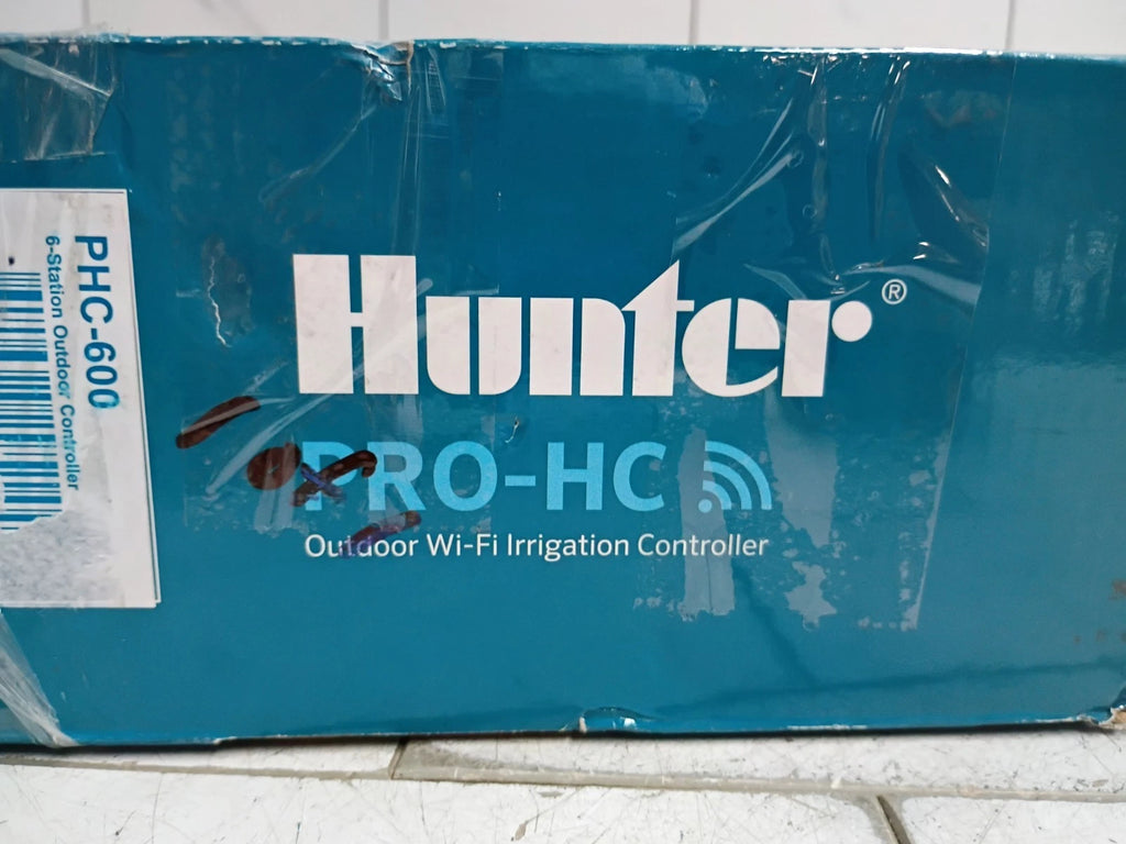 Hunter PRO-HC PHC-600 Hydrawise Outdoor Wi-Fi App 6-Zone Irrigation *READ DESCR*
