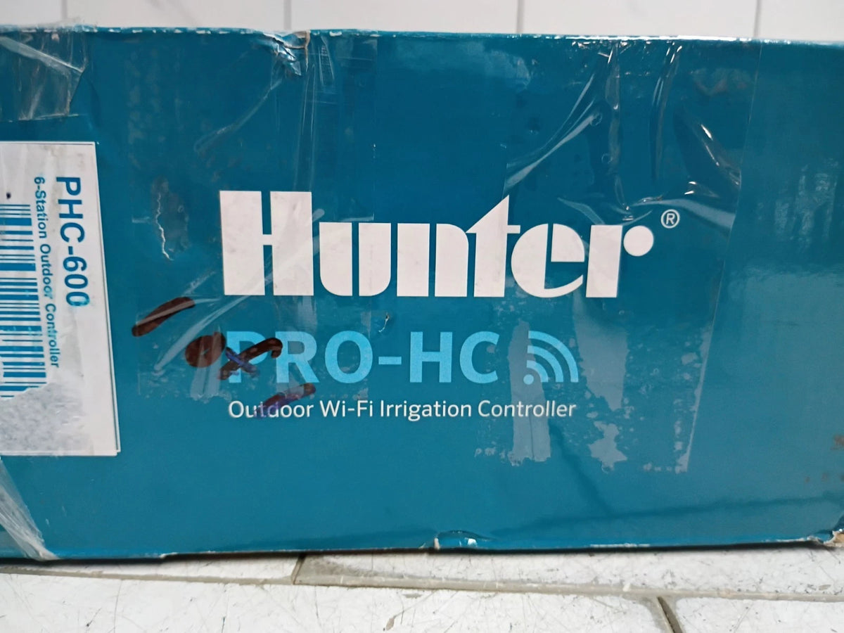 Hunter PRO-HC PHC-600 Hydrawise Outdoor Wi-Fi App 6-Zone Irrigation *READ DESCR*