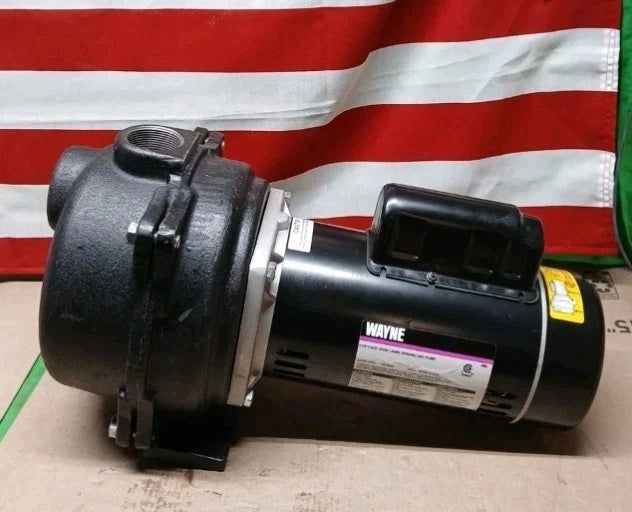 Wayne 58409-WYN1, 2 HP Permanent Lawn Irrigation Sprinkler Pump Open Box,