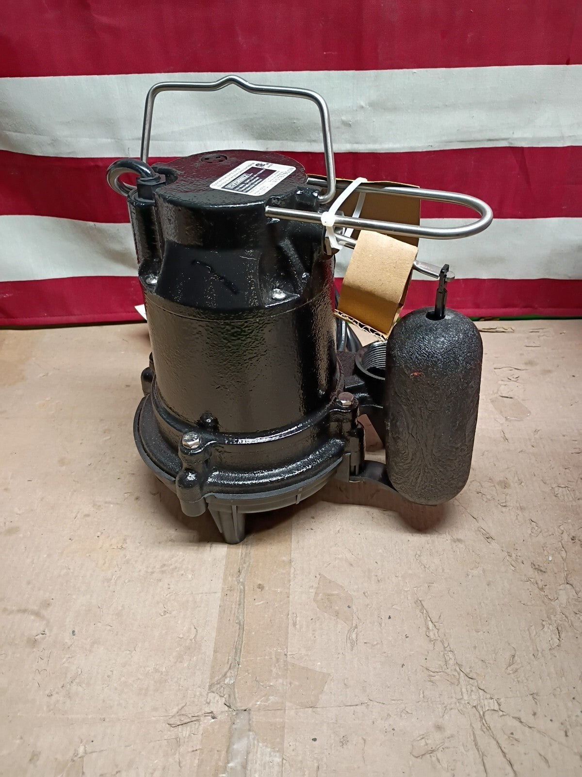Everbilt 1000041119 1/3 HP Cast Iron Submersible Sump Pump New Open Box
