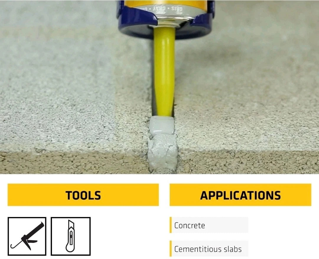 2pck Sikaflex Self Leveling Sealant Gray polyurethane with an accelerated curing