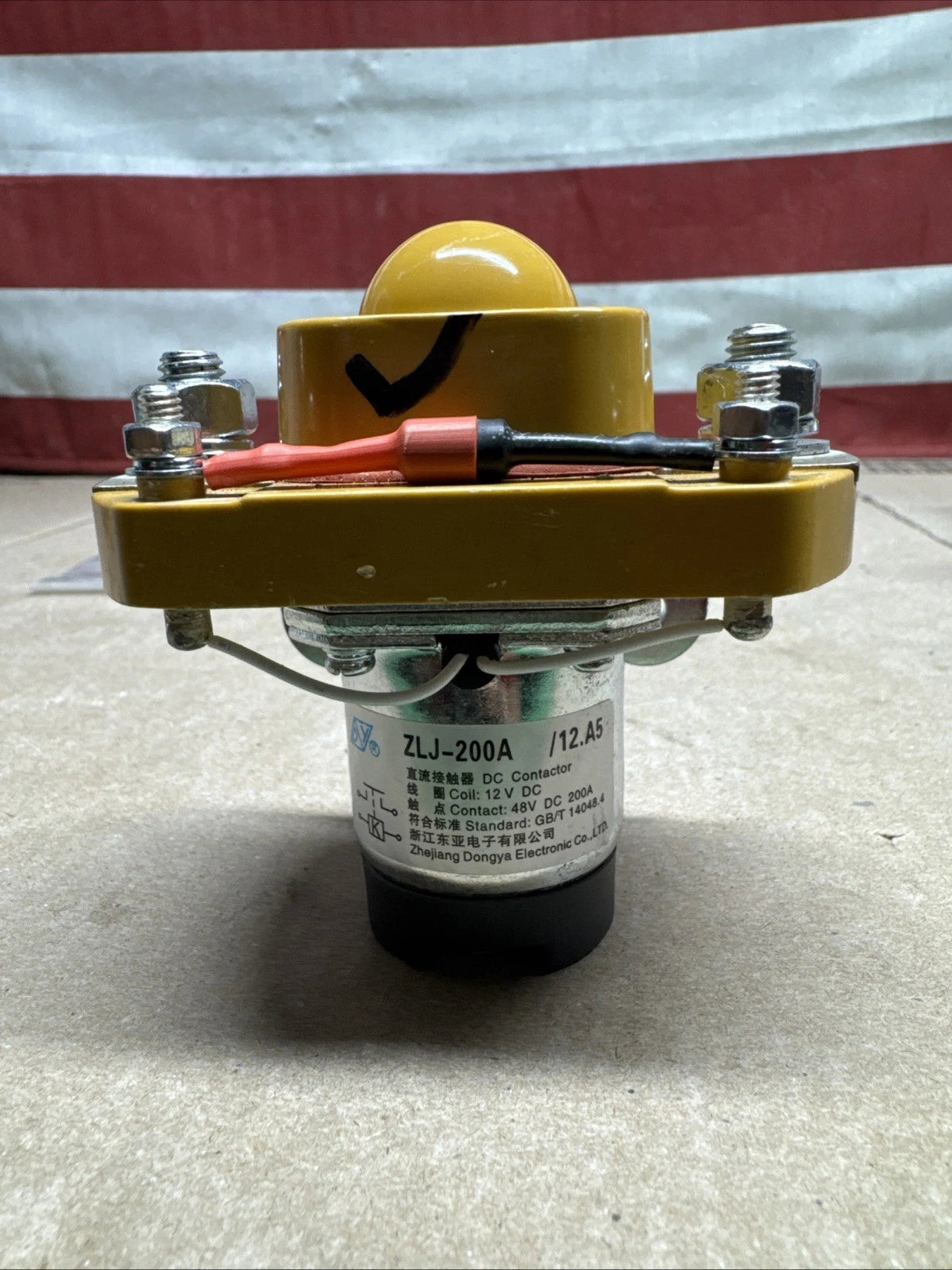 ZLJ-200A /12.A5 DC Contactor Main Relay for Ryobi Z54LI 54” 80v Riding Mowers