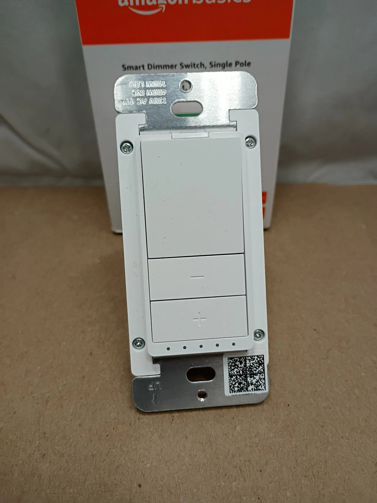 Amazon Basics Single Pole Neutral Wire Smart Switch ASIN B095X5H16 Open Box