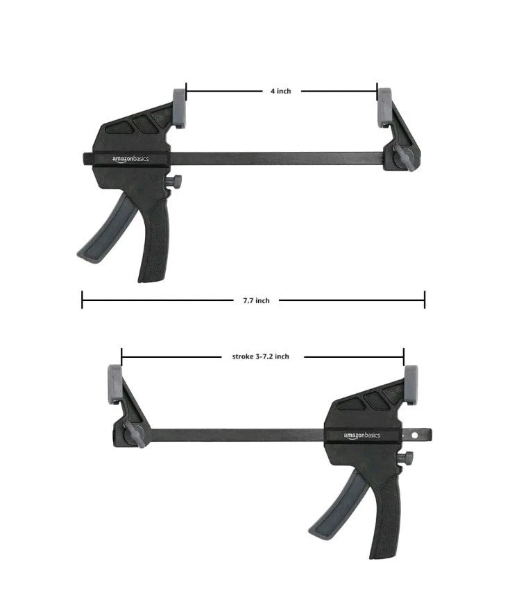 Amazon Basics 6-Piece Trigger Clamp Open Box