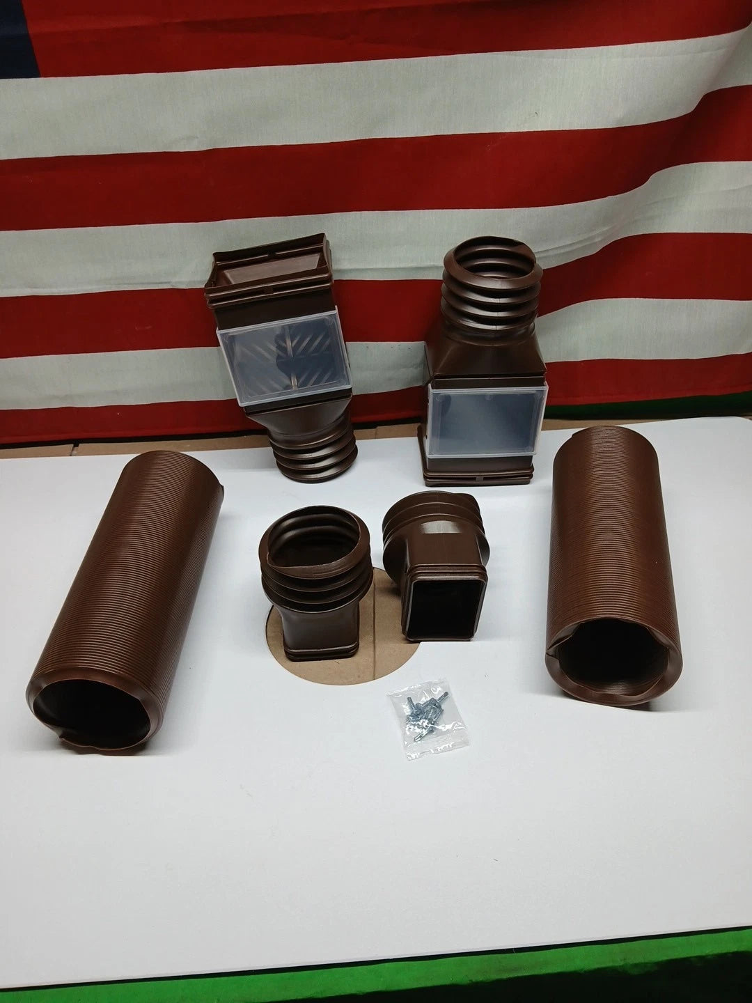 VEVOR Corrugated Drain Pipe With Adapters HC3003G2 Drainage Easy Install