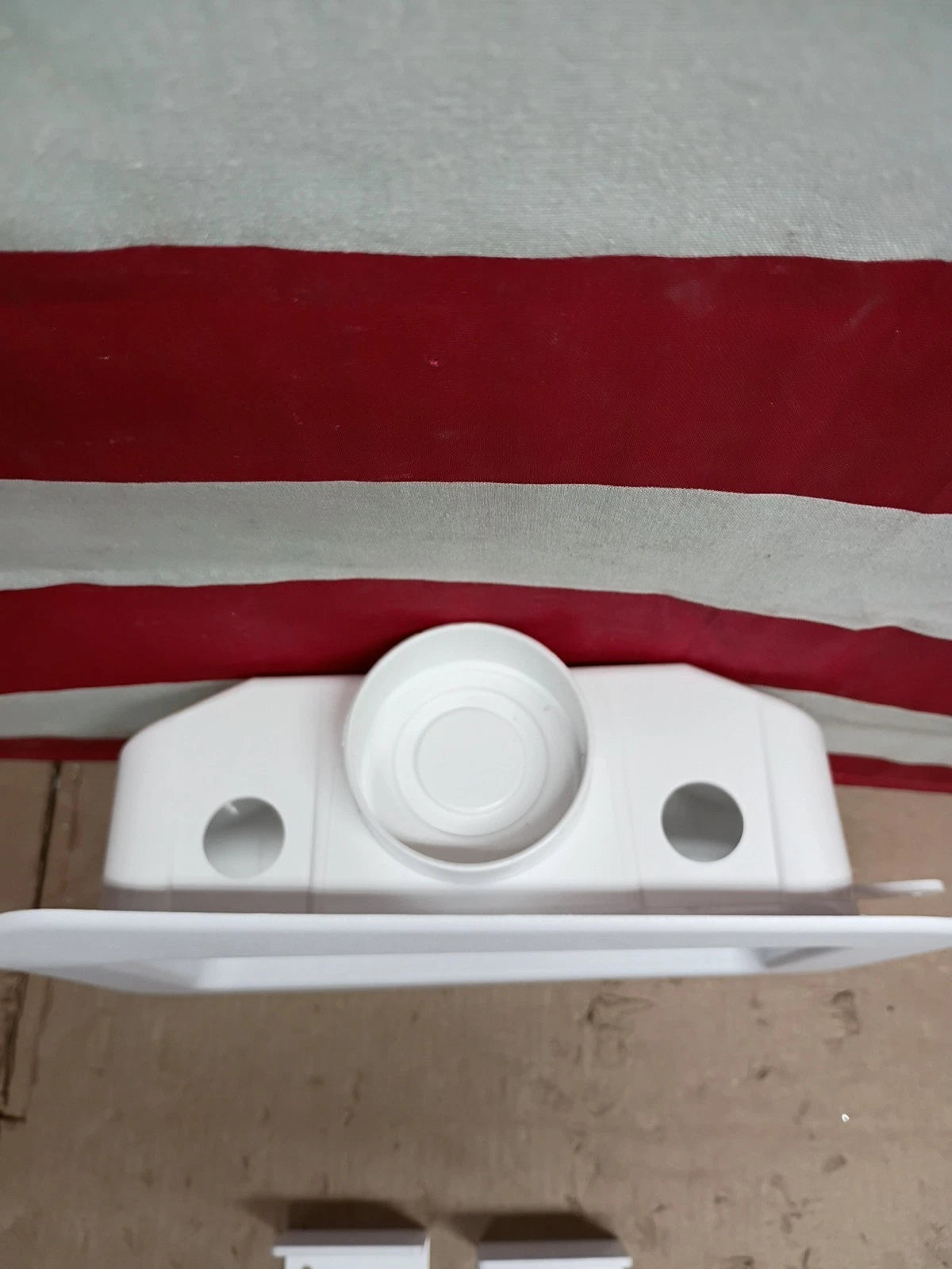 Oatey 38120 Centro Washing Machine Outlet Box Face Plate Brackets Fittings White