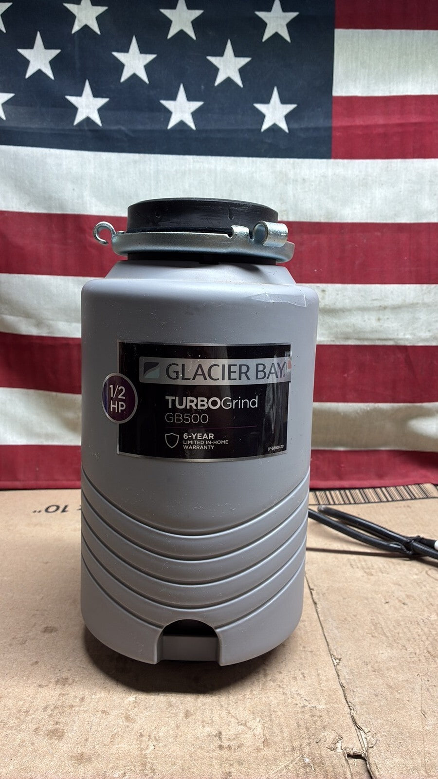 Glacier Bay GB500 Turbo Grind 1/2hp Garbage Disposal Open Box *Read description*