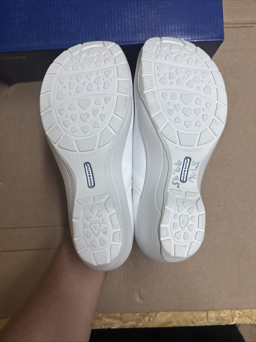 Nurse Mates Women's Bryar Slip-On Clog - White - Size 9 W